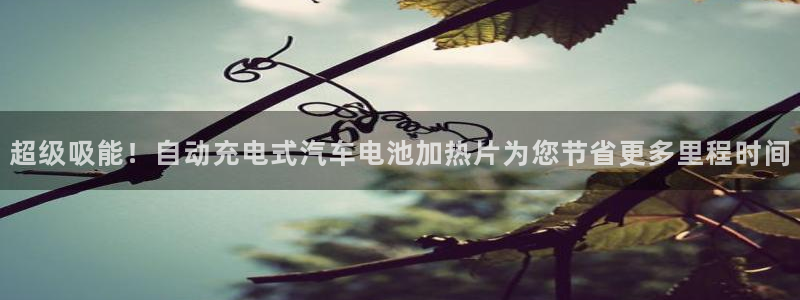 优发国际登陆：超级吸能！自动充电式汽车电